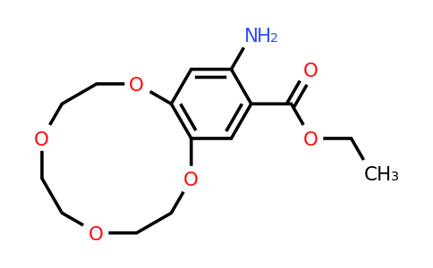CAS 1204386-13-9 | ethyl 13-amino-2,3,5,6,8,9-hexahydro-1,4,7,10-benzotetraoxacyclododecine-12-carboxylate