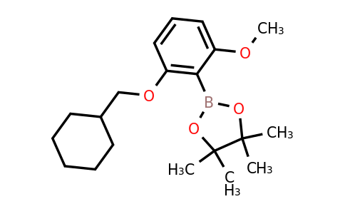 CAS 1204580-87-9 | 2-(2-(Cyclohexylmethoxy)-6-methoxyphenyl)-4,4,5,5-tetramethyl-1,3,2-dioxaborolane