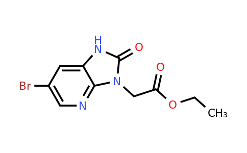CAS 1204599-81-4 | Ethyl 2-{6-bromo-2-oxo-1H,2H,3H-imidazo[4,5-b]pyridin-3-yl}acetate