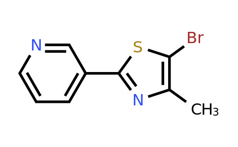 CAS 1204608-91-2 | 3-(5-bromo-4-methyl-1,3-thiazol-2-yl)pyridine