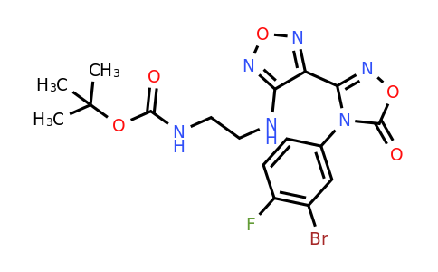 CAS 1204669-68-0 | tert-butyl N-[2-({4-[4-(4-fluoro-3-hydroxyphenyl)-5-oxo-4,5-dihydro-1,2,4-oxadiazol-3-yl]-1,2,5-oxadiazol-3-yl}amino)ethyl]carbamate