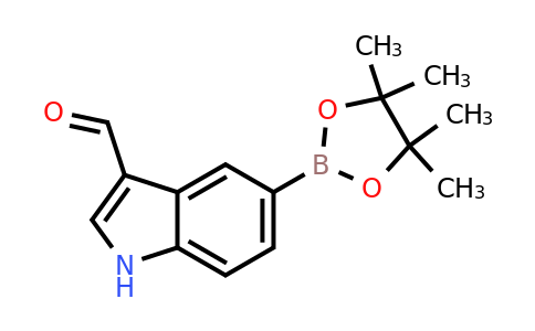 CAS 1204742-74-4 | 5-(4,4,5,5-Tetramethyl-1,3,2-dioxaborolan-2-YL)-1H-indole-3-carbaldehyde