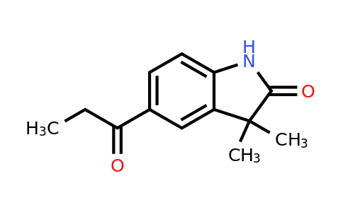 CAS 120476-85-9 | 3,3-Dimethyl-5-propionylindolin-2-one
