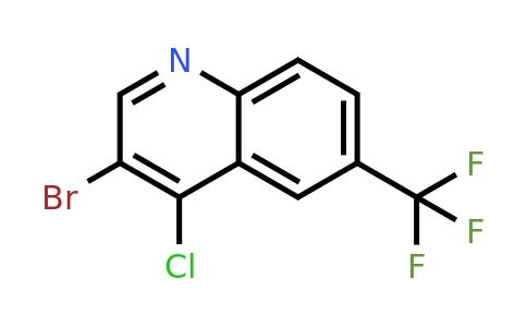 3-Bromo-4-chloro-6-(trifluoromethyl)quinoline