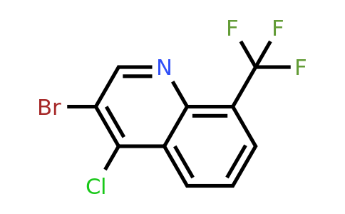 CAS 1204812-14-5 | 3-Bromo-4-chloro-8-(trifluoromethyl)quinoline