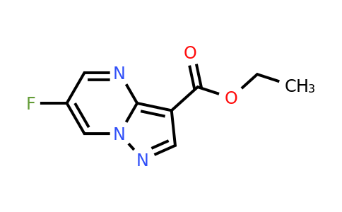 CAS 1204926-19-1 | ethyl 6-fluoropyrazolo[1,5-a]pyrimidine-3-carboxylate