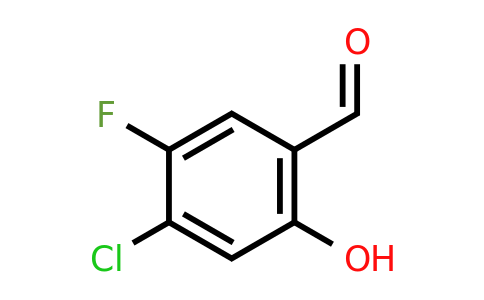 CAS 1205551-36-5 | 4-Chloro-5-fluoro-2-hydroxy-benzaldehyde