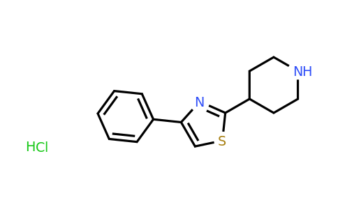 CAS 1205636-88-9 | 4-(4-Phenyl-1,3-thiazol-2-yl)piperidine hydrochloride