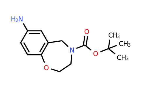 CAS 1205750-08-8 | tert-Butyl 7-amino-2,3-dihydro-5H-benzo[f][1,4]oxazepine-4-carboxylate