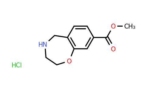CAS 1205750-18-0 | Methyl 2,3,4,5-tetrahydro-1,4-benzoxazepine-8-carboxylate hydrochloride