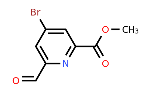 CAS 1206249-70-8 | Methyl 4-bromo-6-formylpyridine-2-carboxylate