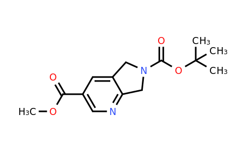CAS 1206250-78-3 | 5,7-Dihydro-pyrrolo[3,4-b]pyridine-3,6-dicarboxylic acid 6-tert-butyl ester 3-methyl ester
