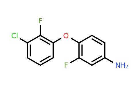 CAS 1206593-32-9 | 4-(3-Chloro-2-fluorophenoxy)-3-fluoroaniline