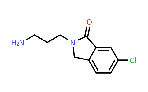CAS 1206969-25-6 | 2-(3-Aminopropyl)-6-chloroisoindolin-1-one