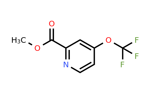 CAS 1206978-25-7 | methyl 4-(trifluoromethoxy)pyridine-2-carboxylate