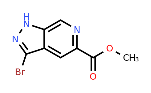 CAS 1206984-55-5 | methyl 3-bromo-1H-pyrazolo[3,4-c]pyridine-5-carboxylate