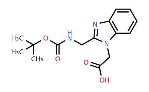 CAS 1207044-25-4 | (2-{[(tert-butoxycarbonyl)amino]methyl}-1H-benzimidazol-1-yl)acetic acid