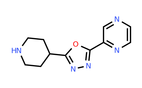 CAS 1207175-56-1 | 2-(Piperidin-4-YL)-5-(pyrazin-2-YL)-1,3,4-oxadiazole