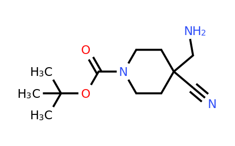 CAS 1207178-51-5 | tert-butyl 4-(aminomethyl)-4-cyanopiperidine-1-carboxylate