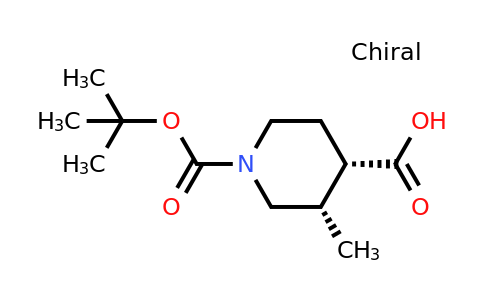 CAS 1207267-93-3 | cis-1-[(tert-butoxy)carbonyl]-3-methylpiperidine-4- carboxylic acid