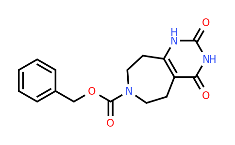 CAS 1207369-43-4 | Benzyl 2,4-dioxo-3,4,5,6,8,9-hexahydro-1H-pyrimido[4,5-D]azepine-7(2H)-carboxylate