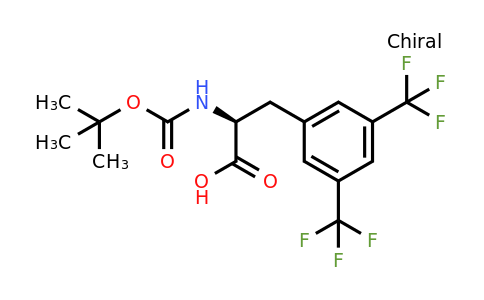 CAS 1207604-30-5 | (2S)-2-[(Tert-butoxy)carbonylamino]-3-[3,5-bis(trifluoromethyl)phenyl]propanoic acid