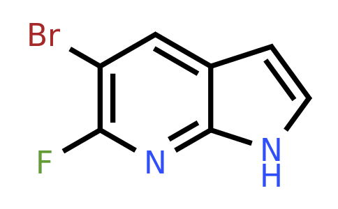 CAS 1207625-29-3 | 5-bromo-6-fluoro-1H-pyrrolo[2,3-b]pyridine