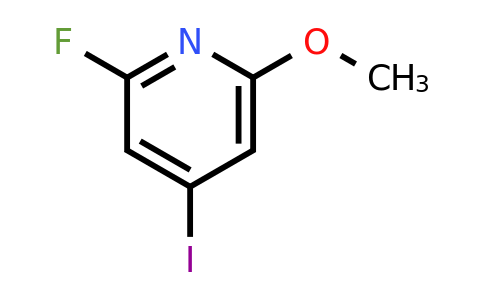 CAS 1207840-36-5 | 2-fluoro-4-iodo-6-methoxypyridine