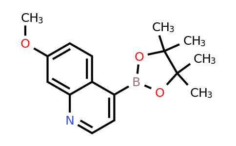 CAS 1207894-59-4 | 7-Methoxy-4-(4,4,5,5-tetramethyl-1,3,2-dioxaborolan-2-yl)quinoline