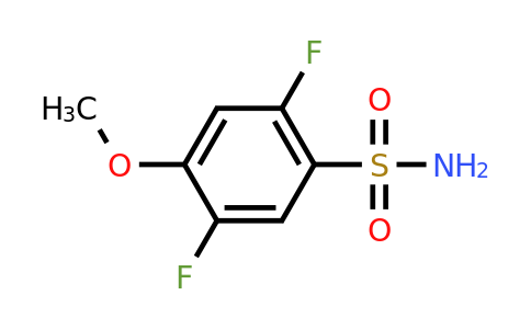 CAS 1208075-55-1 | 2,5-Difluoro-4-methoxybenzenesulfonamide