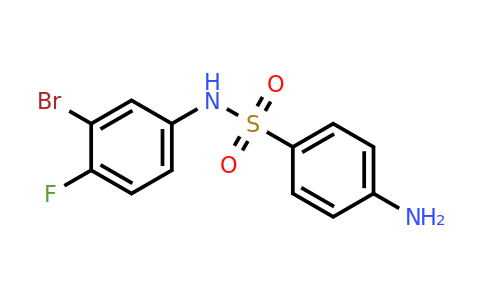 CAS 1208075-85-7 | 4-Amino-N-(3-bromo-4-fluorophenyl)benzenesulfonamide