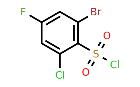 CAS 1208076-43-0 | 2-bromo-6-chloro-4-fluorobenzene-1-sulfonyl chloride