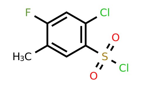 CAS 1208076-71-4 | 2-chloro-4-fluoro-5-methylbenzene-1-sulfonyl chloride