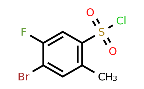 CAS 1208076-97-4 | 4-bromo-5-fluoro-2-methylbenzene-1-sulfonyl chloride