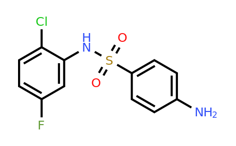 CAS 1208077-12-6 | 4-Amino-N-(2-chloro-5-fluorophenyl)benzenesulfonamide