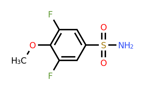 CAS 1208077-14-8 | 3,5-Difluoro-4-methoxybenzenesulfonamide