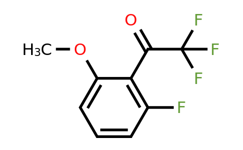 CAS 1208078-28-7 | 2,2,2-Trifluoro-1-(2-fluoro-6-methoxyphenyl)ethanone