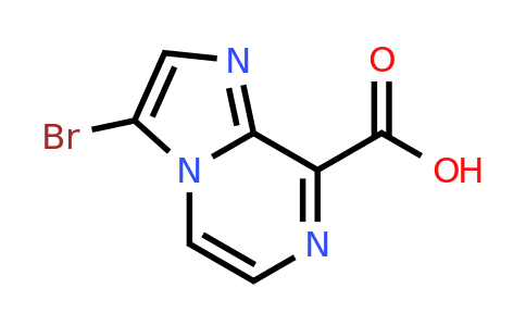 CAS 1208082-43-2 | 3-bromoimidazo[1,2-a]pyrazine-8-carboxylic acid