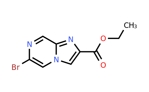 CAS 1208085-94-2 | Ethyl 6-bromoimidazo[1,2-A]pyrazine-2-carboxylate