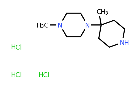 CAS 1208089-44-4 | 1-methyl-4-(4-methylpiperidin-4-yl)piperazine trihydrochloride