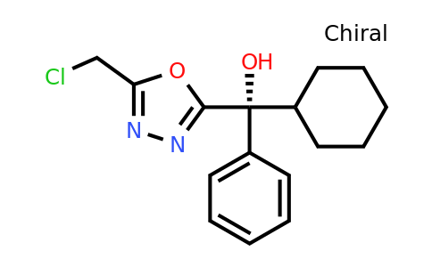 CAS 1208254-99-2 | (R)-(5-(Chloromethyl)-1,3,4-oxadiazol-2-yl)(cyclohexyl)(phenyl)methanol