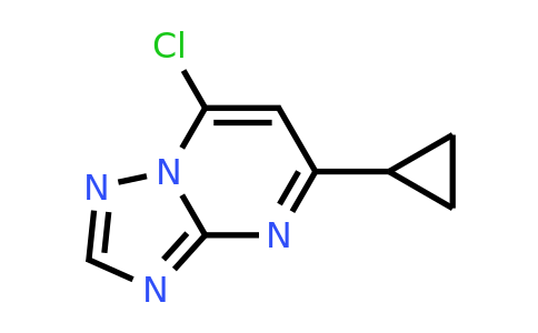 CAS 1208336-29-1 | 7-chloro-5-cyclopropyl-[1,2,4]triazolo[1,5-a]pyrimidine