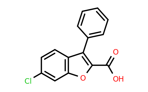 CAS 1208402-13-4 | 6-Chloro-3-phenyl-1-benzofuran-2-carboxylic acid