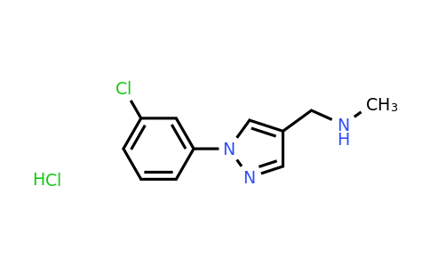 CAS 1208518-95-9 | {[1-(3-chlorophenyl)-1H-pyrazol-4-yl]methyl}(methyl)amine hydrochloride