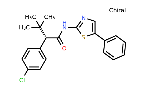 CAS 1208552-99-1 | (S)-2-(4-Chlorophenyl)-3,3-dimethyl-N-(5-phenylthiazol-2-yl)butanamide