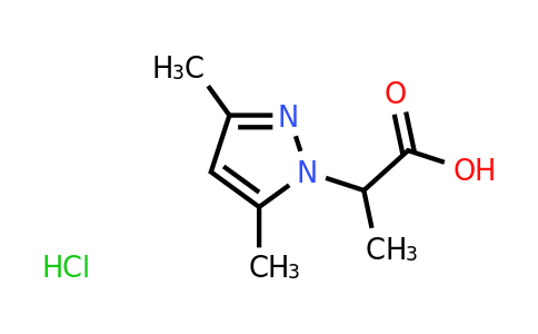 CAS 1208676-00-9 | 2-(3,5-Dimethyl-1H-pyrazol-1-yl)propanoic acid hydrochloride