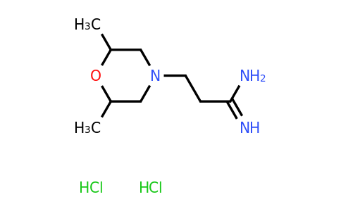 CAS 1208701-93-2 | 3-(2,6-Dimethylmorpholin-4-yl)propanimidamide dihydrochloride