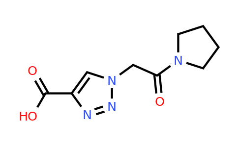 CAS 1208757-40-7 | 1-[2-Oxo-2-(pyrrolidin-1-yl)ethyl]-1H-1,2,3-triazole-4-carboxylic acid