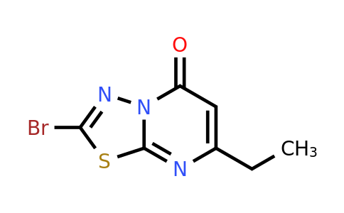 CAS 1208795-98-5 | 2-Bromo-7-ethyl-5H-[1,3,4]thiadiazolo[3,2-a]pyrimidin-5-one