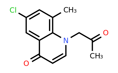 CAS 1208825-90-4 | 6-Chloro-8-methyl-1-(2-oxopropyl)quinolin-4(1H)-one